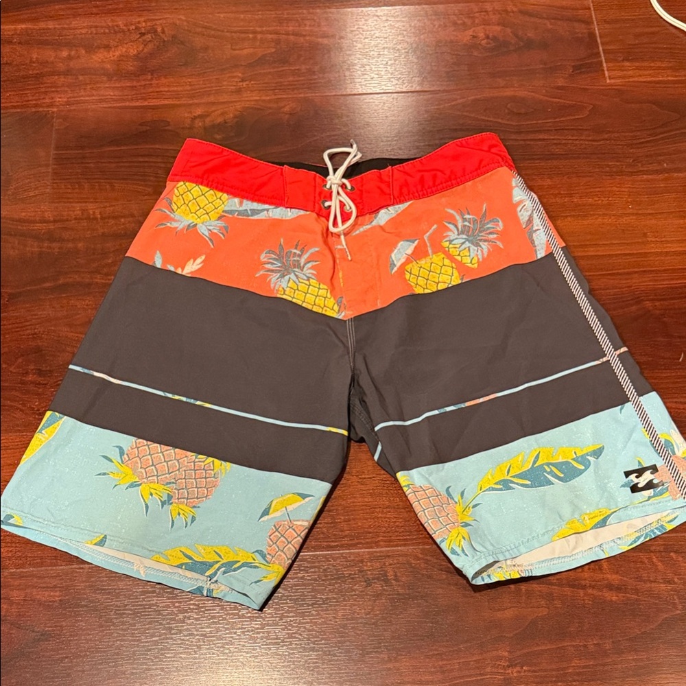 Billabong Men's Pineapple Print Board Shorts